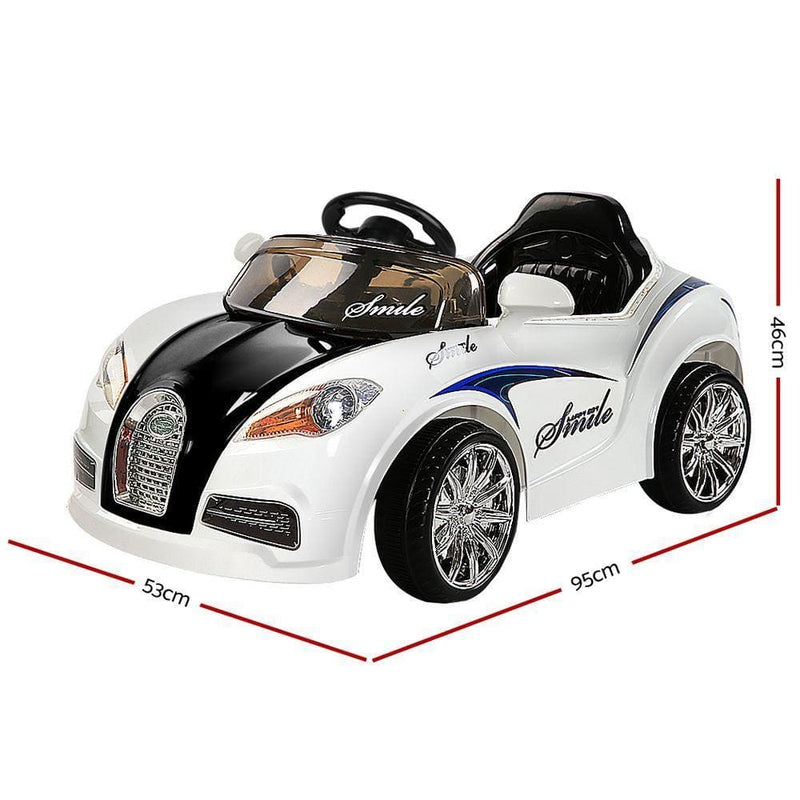 Rigo Kids Ride On Car - Black & White - Baby & Kids > Cars