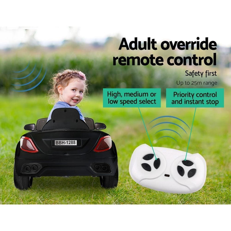 Rigo Maserati Kids Ride On Car - Black - Baby & Kids > Cars