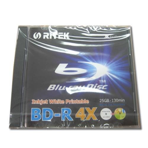 Ritek Blu-ray BD-R 25GB 4X - Electronics > Back Up & Storage