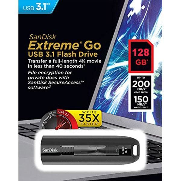 SANDISK 128GB CZ800 EXTREME USB 3.1 200mb/s (SDCZ800-128G) -