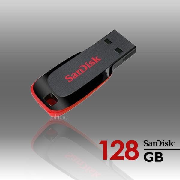 Sandisk Cruzer Blade CZ50 128GB USB Flash Drive - 