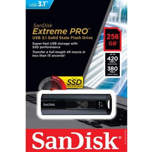 SANDISK CZ880 EXTREME PRO USB 3.1 420/380mb/s SOLID STATE 