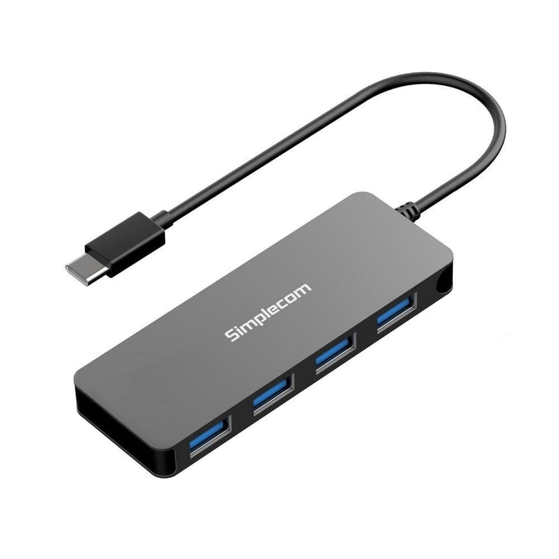 Simplecom CH320 Ultra Slim Aluminium USB 3.1 Type C to 4 