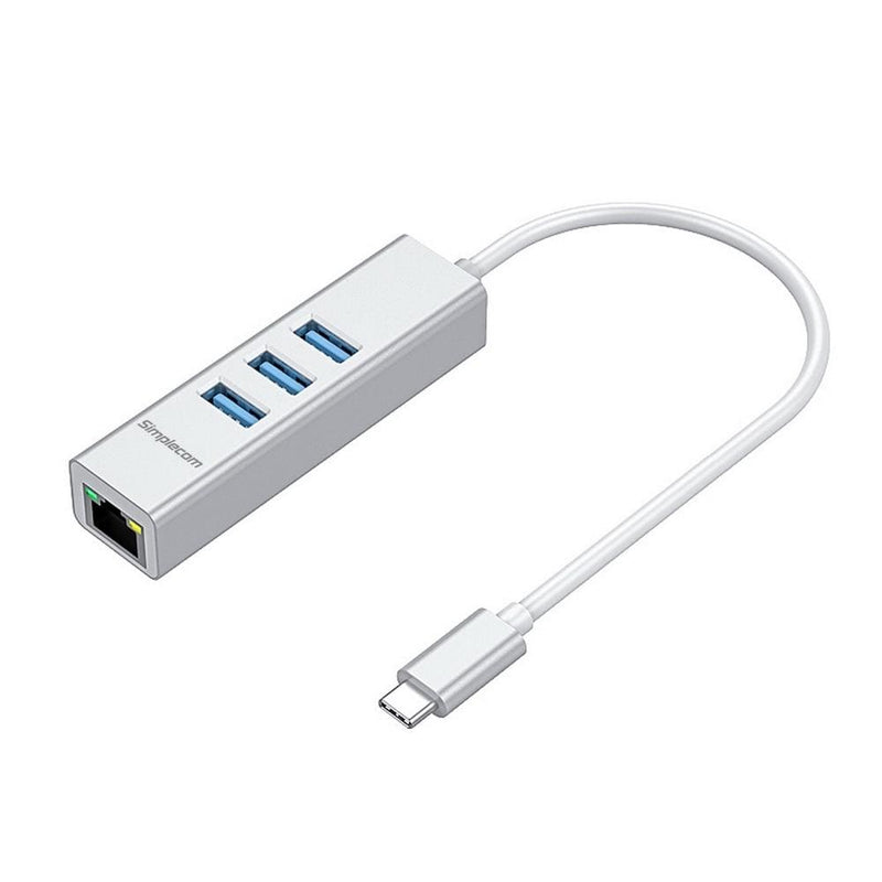 Simplecom CHN421 Aluminium USB-C to 3 Port USB HUB with 