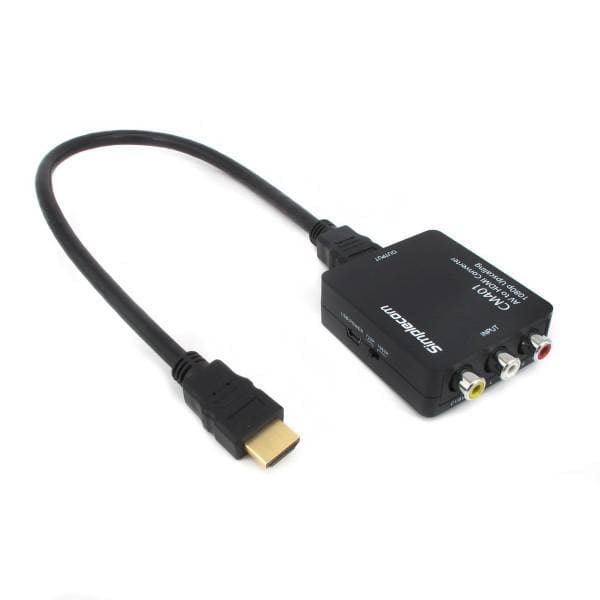 Simplecom CM401 Composite AV CVBS 3RCA to HDMI Video 