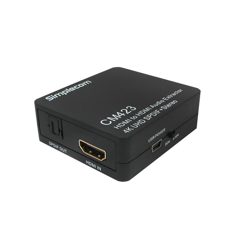 Simplecom CM423 HDMI Audio Extractor 4K HDMI to HDMI and 