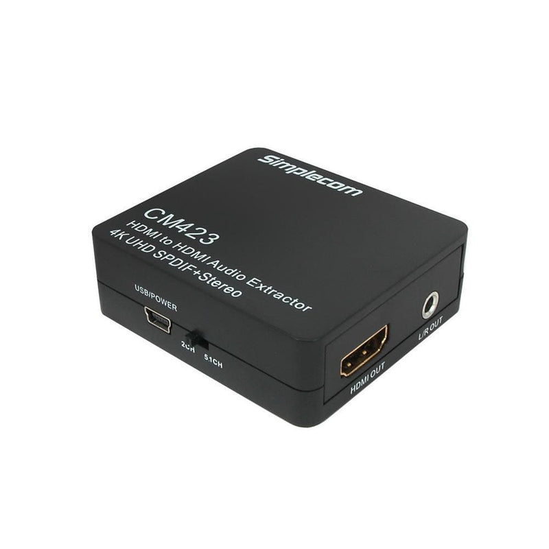 Simplecom CM423 HDMI Audio Extractor 4K HDMI to HDMI and 