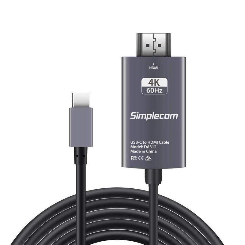 Simplecom DA312 USB 3.1 Type C to HDMI Cable 2M 4K@60Hz 