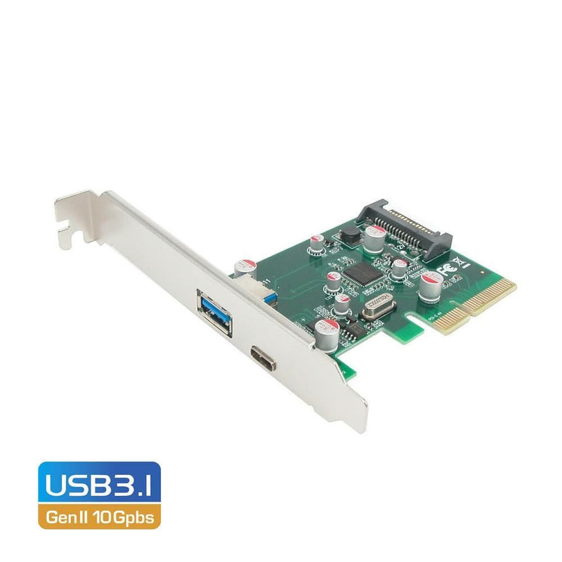 Simplecom EC312 PCI-E 2.0 x4 to 2 Port SuperSpeed+ USB 3.1 