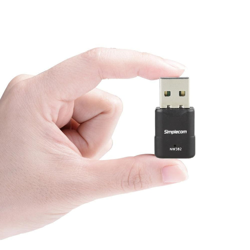 Simplecom NW382 Mini Wireless N USB WiFi Adapter 802.11n 