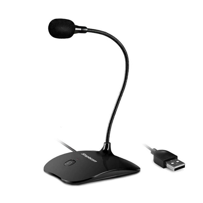 Simplecom UM350 Plug and Play USB Desktop Microphone with 