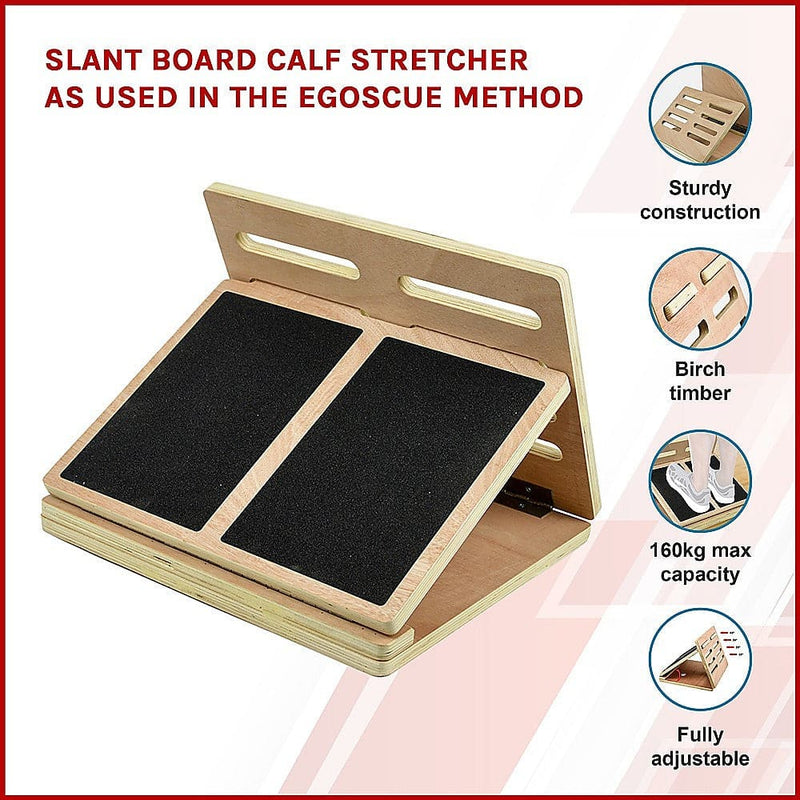 Slant Board Calf Stretcher as used in the Egoscue Method - 