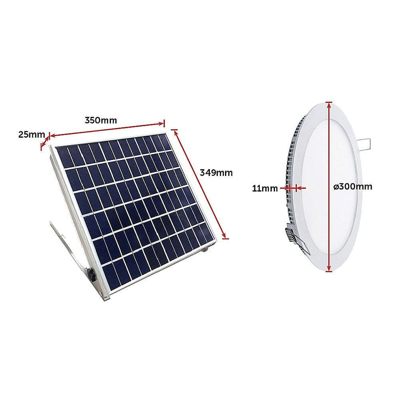 Solar Skylight 15 Watt LED Round 300mm - Auto Accessories > 
