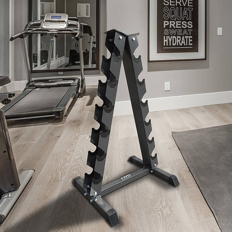 Steel Vertical Dumbbell Rack Weight Stand - Sports & Fitness