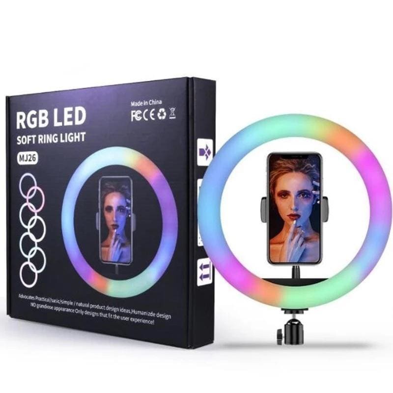TEQ MJ26 RGB 10 inch LED Soft Ring Light - Electronics > 