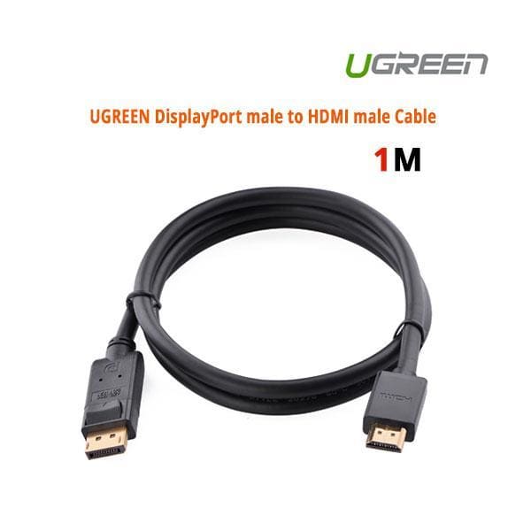 UGREEN DP male to HDMI male cable 1M black (10238) - 