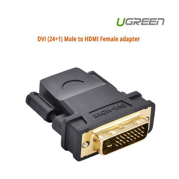 UGREEN DVI (24+1) Male to HDMI Female adapter (20124) - 