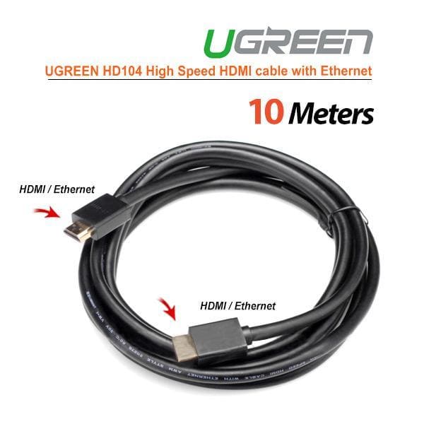 UGREEN Full Copper High Speed HDMI Cable with Ethernet 10M 
