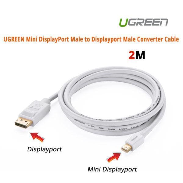 UGREEN Mini DisplayPort Male to Displayport Male Converter 