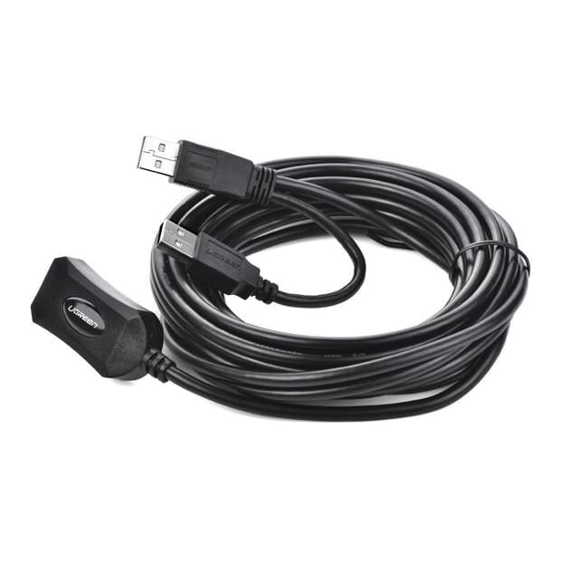 UGREEN USB 2.0 Active Extension Cable 10M with USB Power 5M 