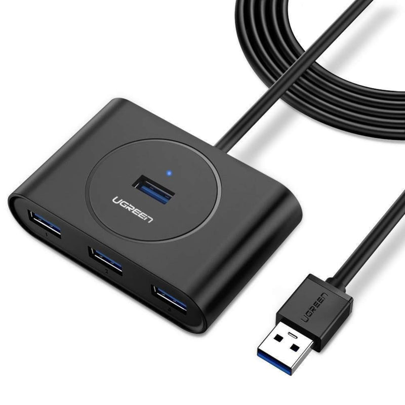 UGreen USB 3.0 4 Ports Hub Black 50CM 20290 - Electronics > 
