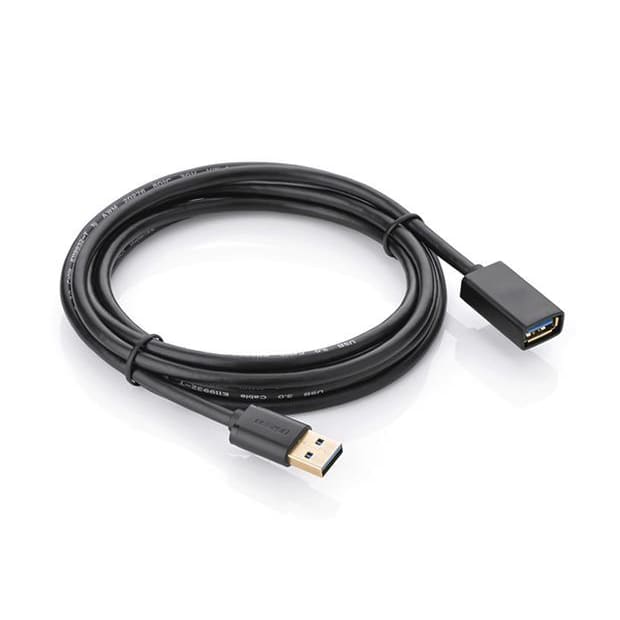 UGREEN USB 3.0 Extension Male Cable 0.5m Black (30125) - 