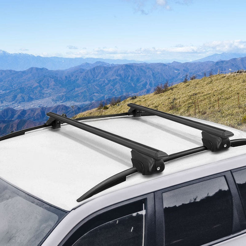 Universal Car Roof Rack Aluminium Cross Bars Adjustable 