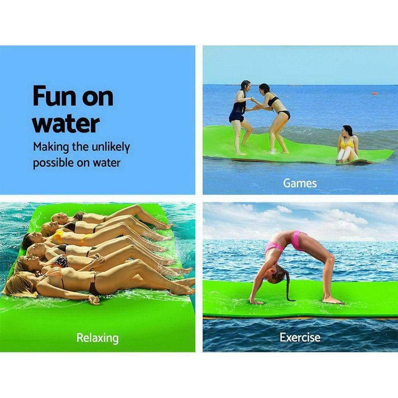 Weisshorn Floating Mat Water Slide Park Stand Up Paddle Pool