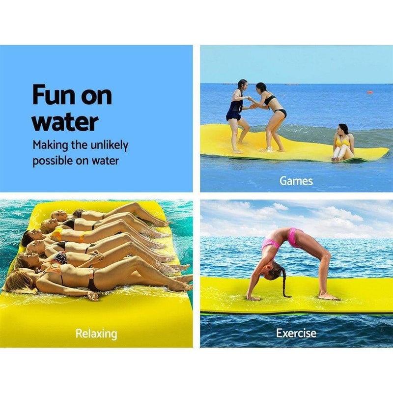 Weisshorn Floating Mat Water Slide Park Stand Up Paddle Pool