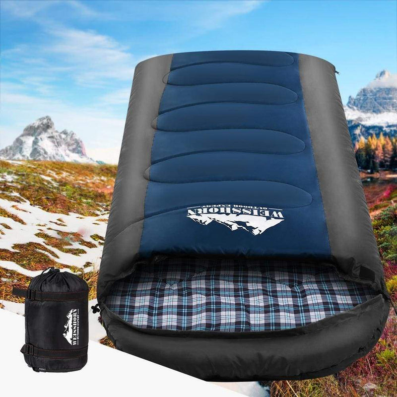 Weisshorn Sleeping Bag Bags Single Camping Hiking -20°C to 