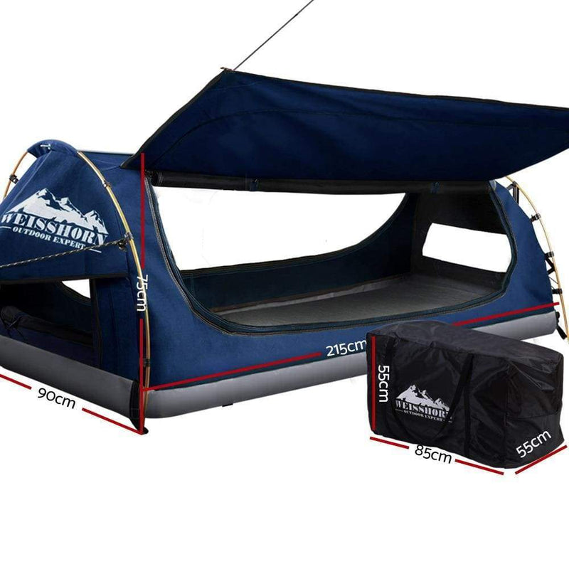 Weisshorn Swag King Single Camping Swags Canvas Free 