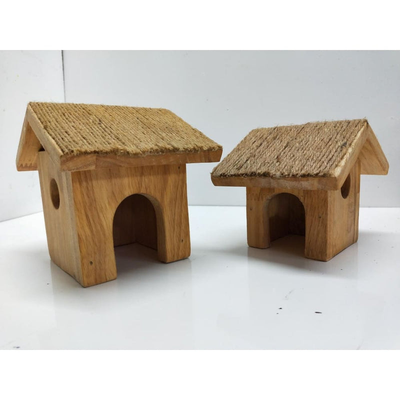 Wooden Cottage set of 2 - Baby & Kids > Toys