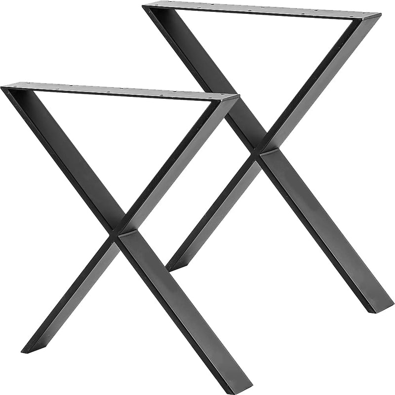 X Shaped Table Bench Desk Legs Retro Industrial Design Fully