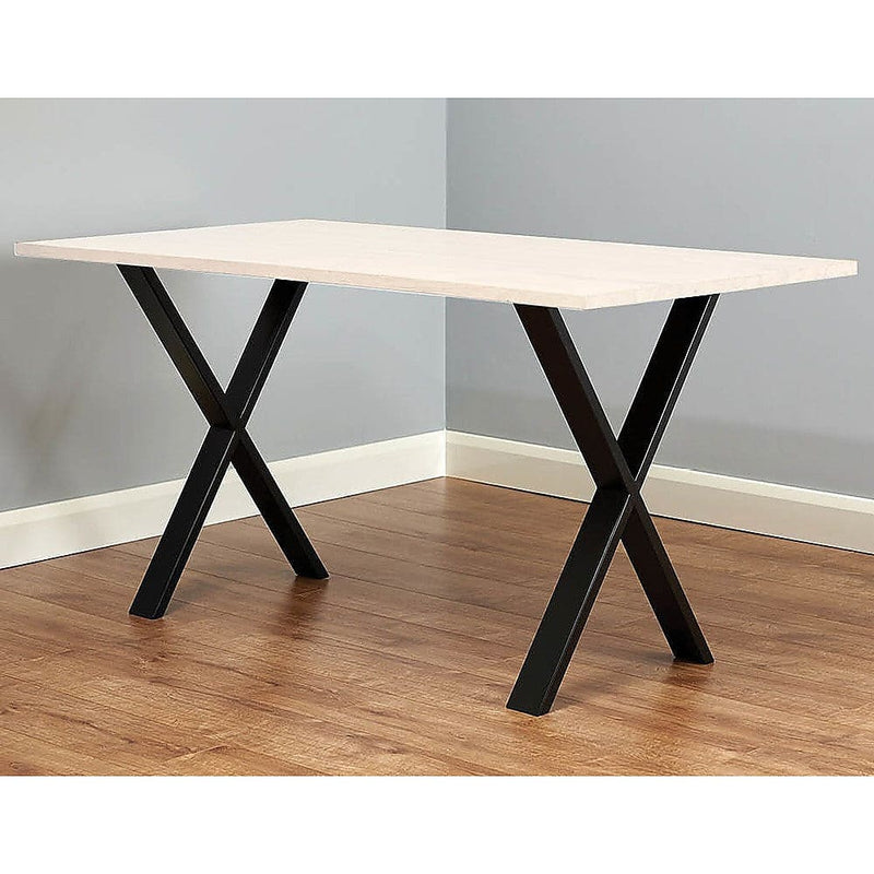 X Shaped Table Bench Desk Legs Retro Industrial Design Fully